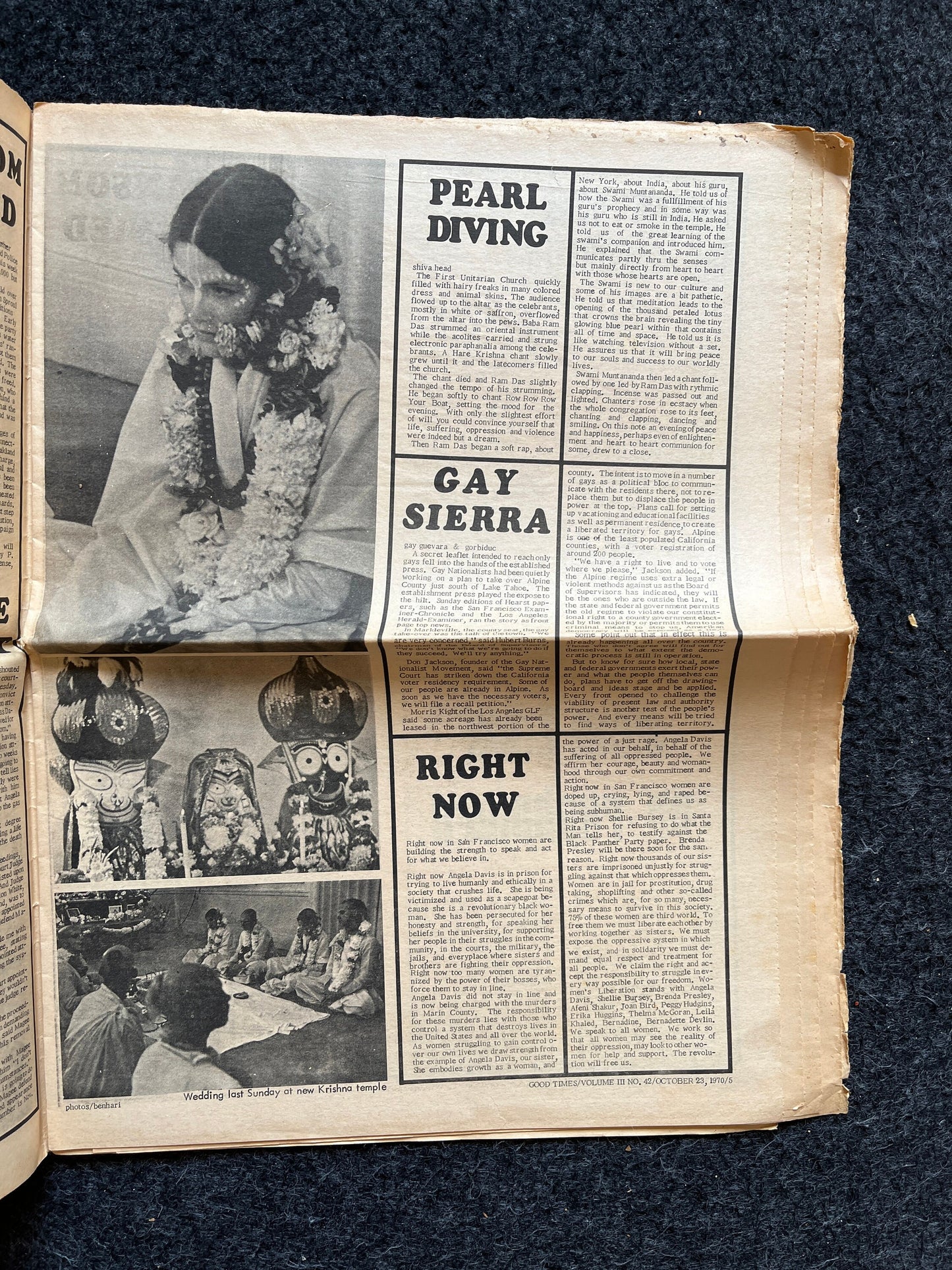 1970s High Times Underground Newspaper, Black Panther Party, Vintage Antique Collectibles, Hippie Grunge Art Gifts, San Francisco Gifts