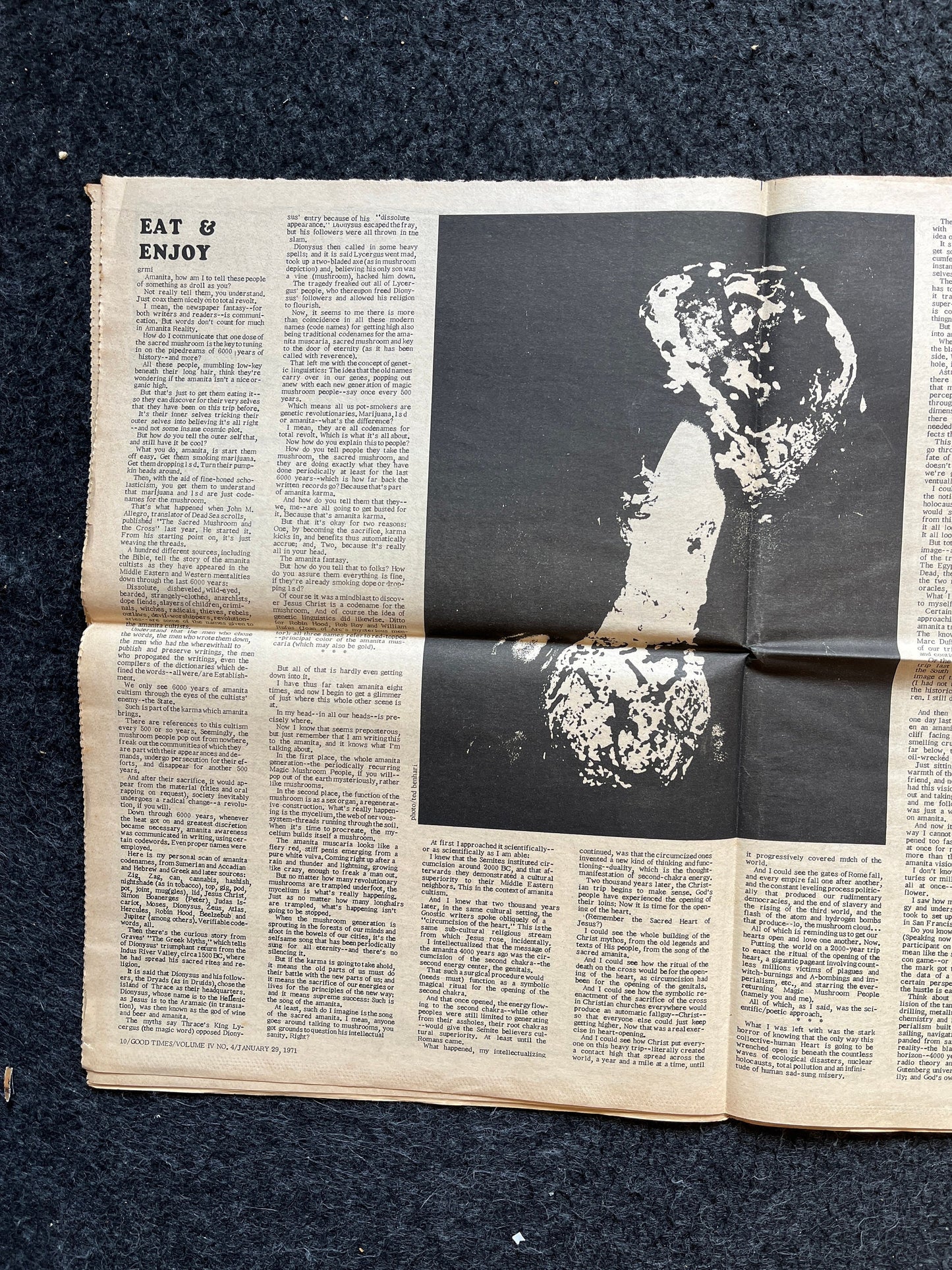 1970s High Times Underground Newspaper, Black Panther Party, Vintage Antique Collectibles, Hippie Grunge Art Gifts, San Francisco Gifts