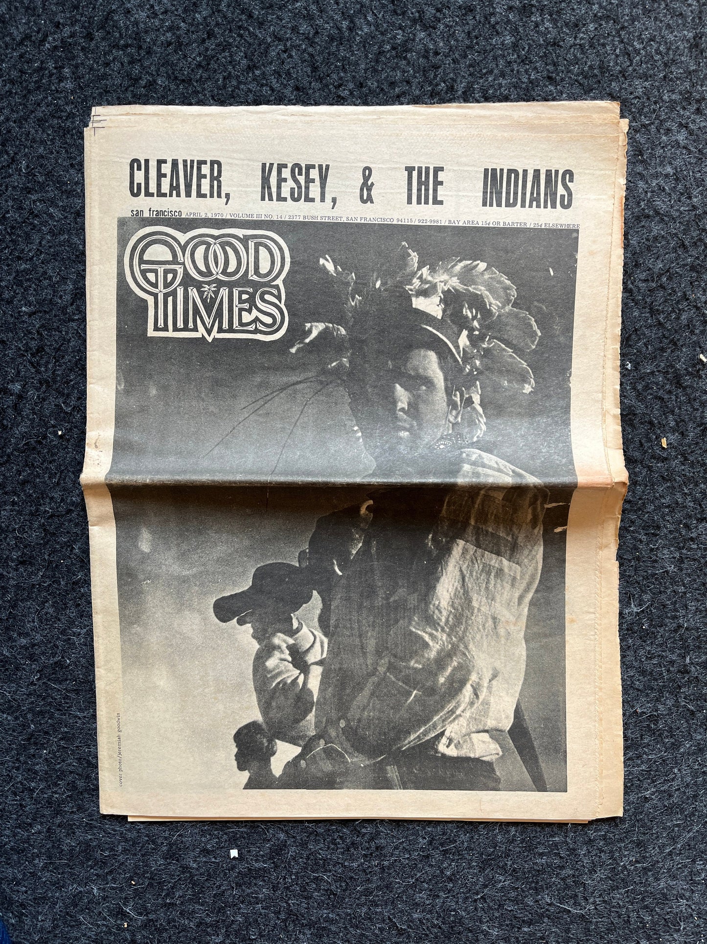 1970s Native American High Times Underground Newspaper, Black Panther Party, Vintage Antique Collectibles, Art Gifts, San Francisco Gifts