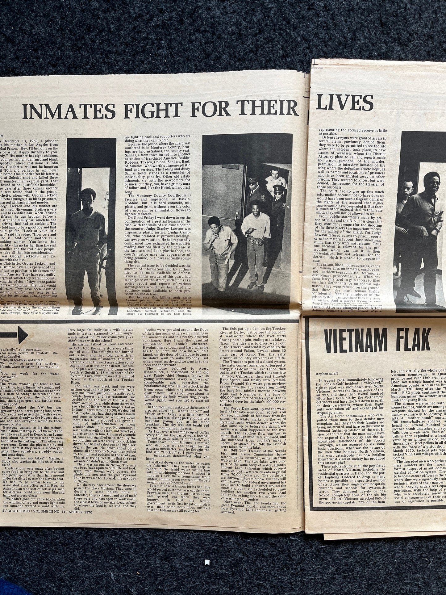 1970s Native American High Times Underground Newspaper, Black Panther Party, Vintage Antique Collectibles, Art Gifts, San Francisco Gifts
