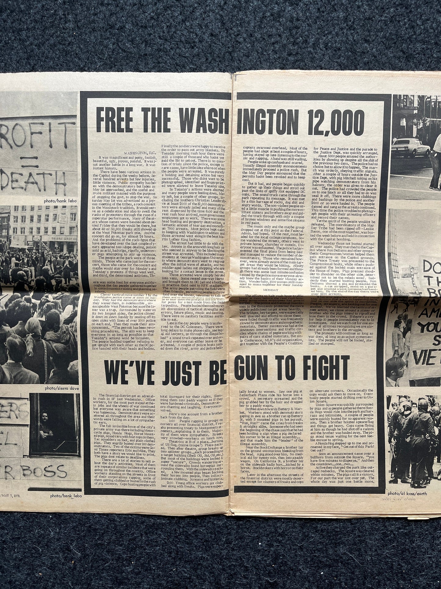 1970s High Times Underground Newspaper, Black Panther Party, Vintage Antique Collectibles, Hippie Grunge Art Gifts, San Francisco Gifts
