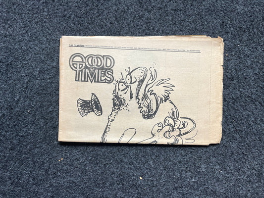 1970s High Times Underground Newspaper, Black Panther Party, Vintage Antique Collectibles, Hippie Grunge Art Gifts, San Francisco Gifts