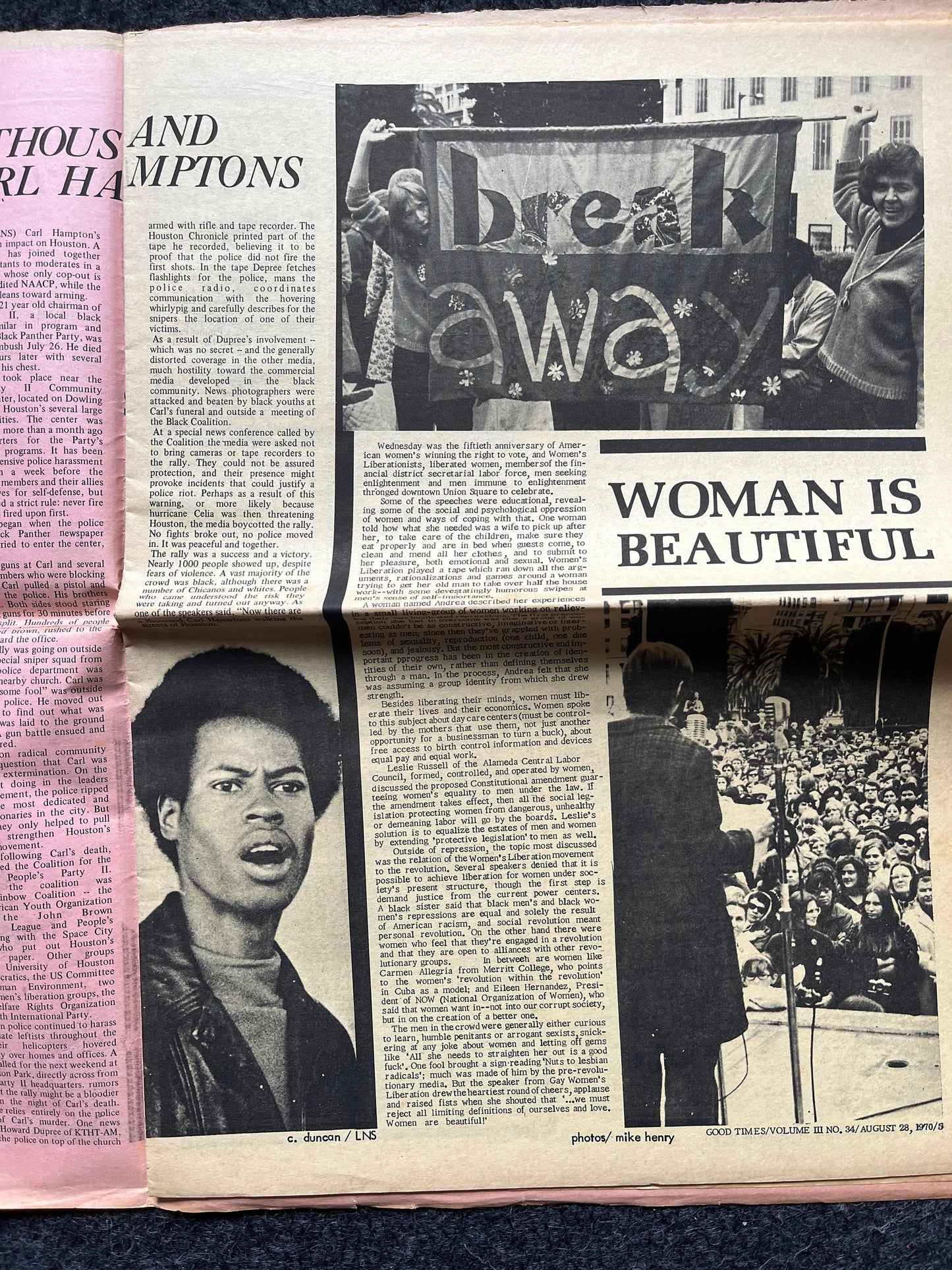 1970s High Times Underground Newspaper, Black Panther Party, Vintage Antique Collectibles, Hippie Grunge Art Gifts, San Francisco Gifts