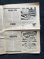 1970s High Times Underground Newspaper, Black Panther Party, Vintage Antique Collectibles, Hippie Grunge Art Gifts, San Francisco Gifts