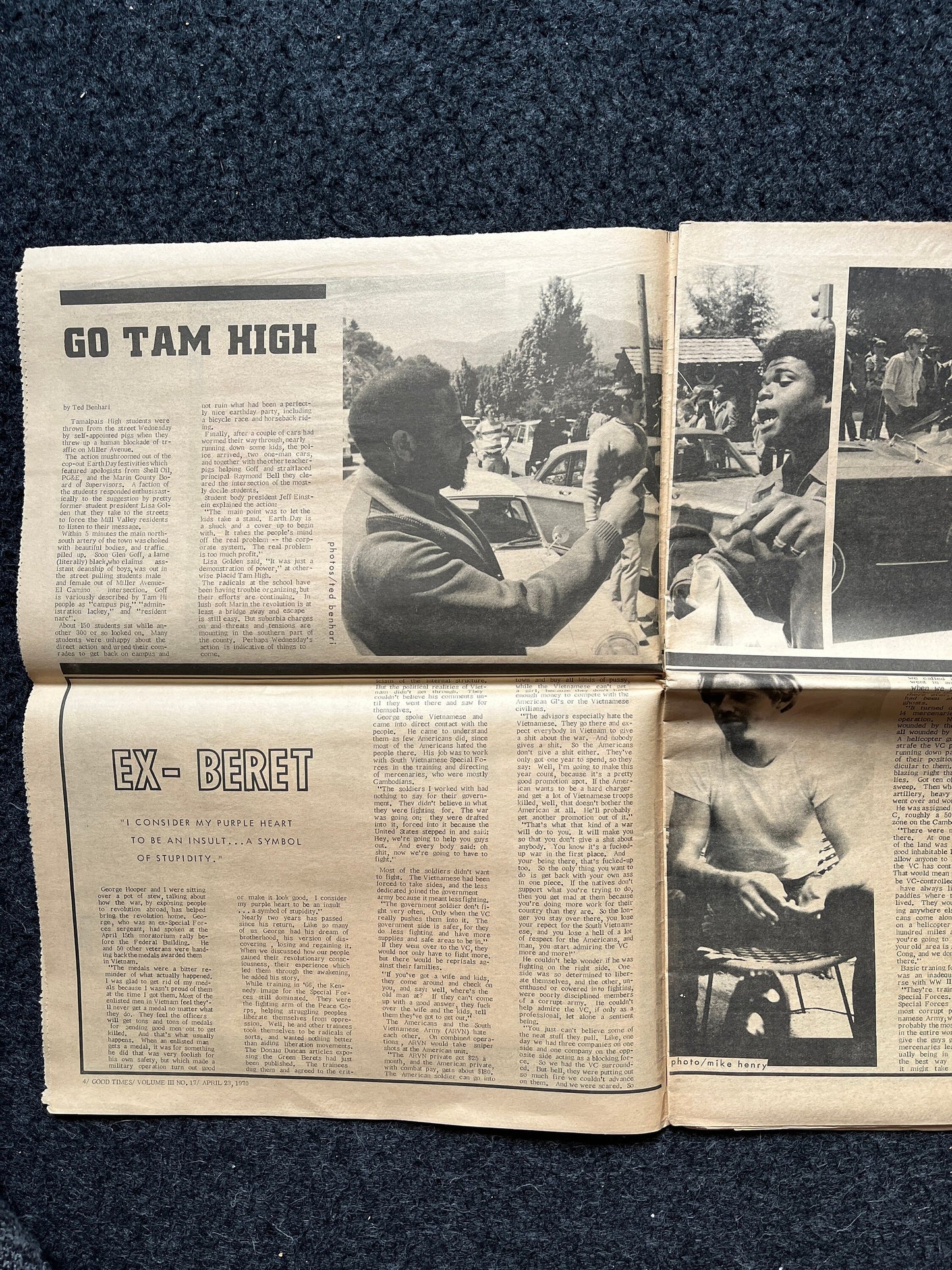 1970s High Times Underground Newspaper, Black Panther Party, Vintage Antique Collectibles, Hippie Grunge Art Gifts, San Francisco Gifts