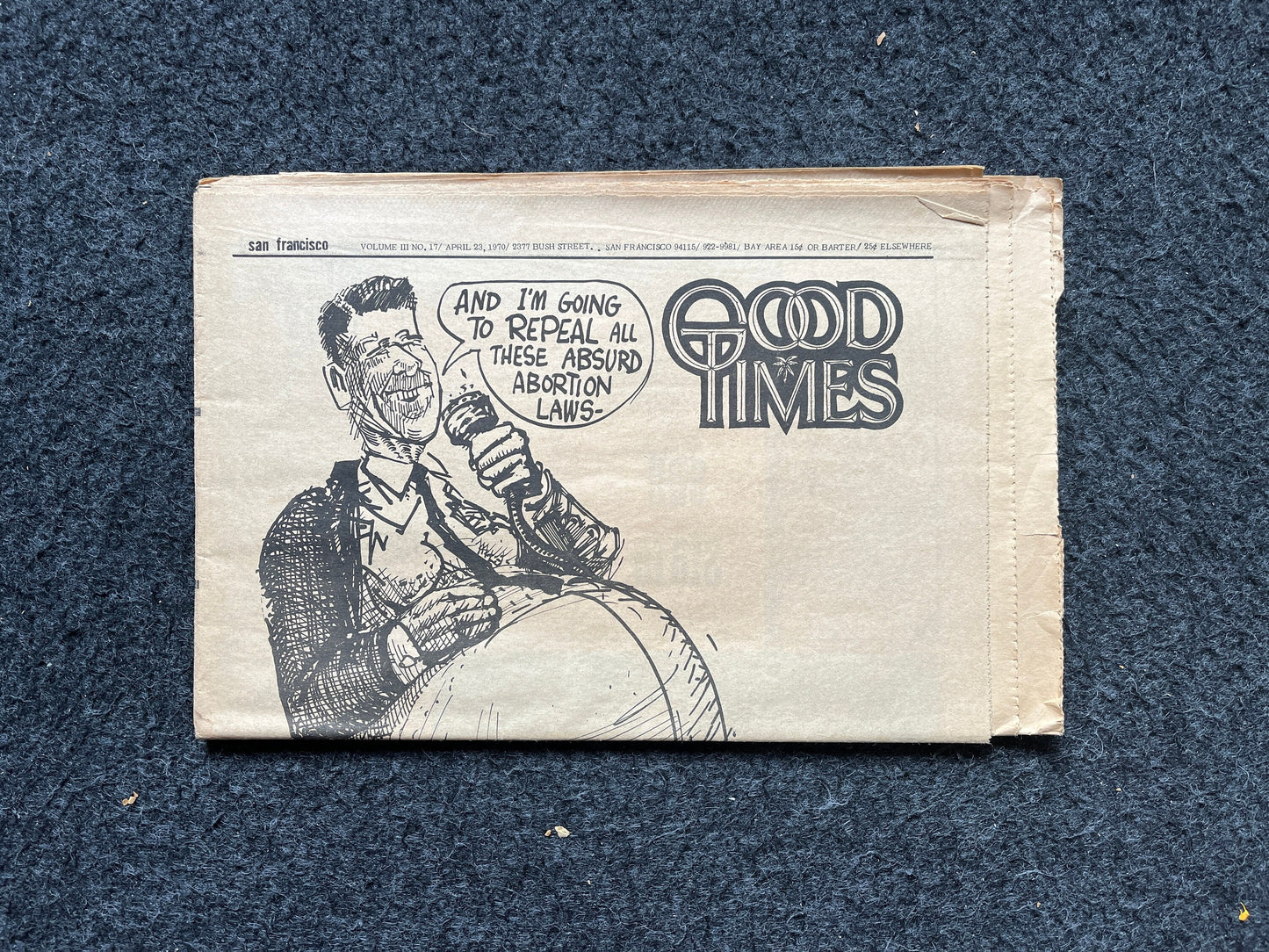 1970s High Times Underground Newspaper, Black Panther Party, Vintage Antique Collectibles, Hippie Grunge Art Gifts, San Francisco Gifts