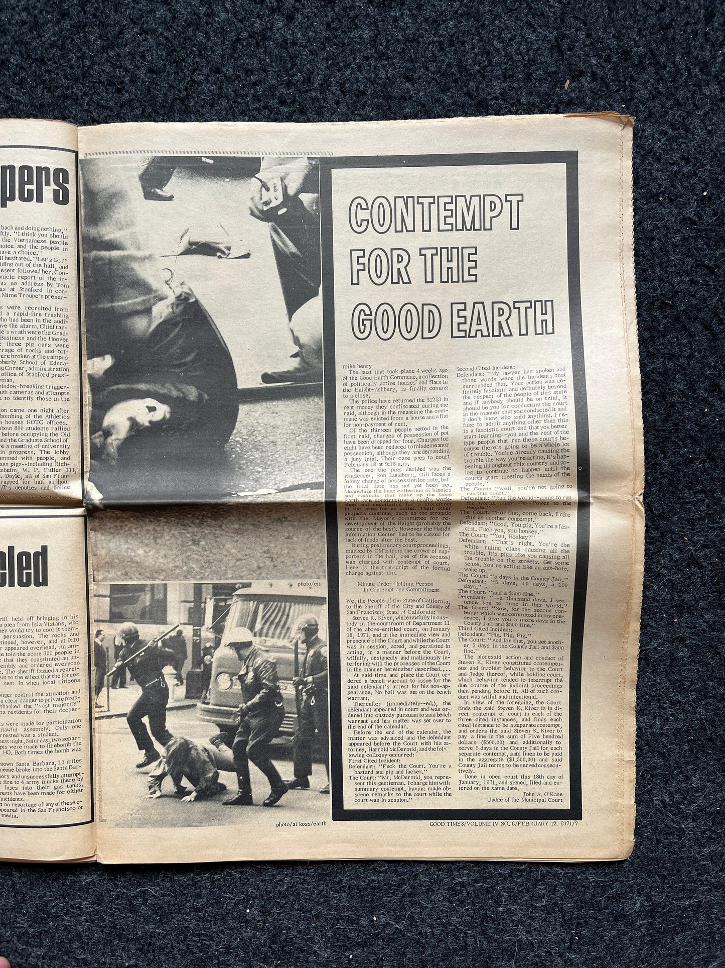 1970s High Times Underground Newspaper, Black Panther Party, Vintage Antique Collectibles, Hippie Grunge Art Gifts, San Francisco Gifts