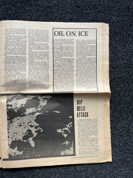1971 Great SF Oil Spill, High Times Underground Newspaper, Black Panther Party, Vintage Antique Collectibles, San Francisco Gift