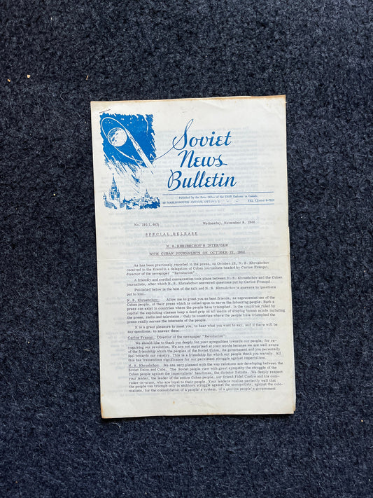 1960 Russian Propaganda Leaflet, Vintage Communist Art, USSR Soviet Union Wall Decoration, Gifts for Communists, Russia Art, Cold War Art