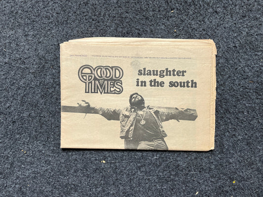 1970s High Times Underground Newspaper, Black Panther Party, Vintage Antique Collectibles, Hippie Grunge Art Gifts, San Francisco Gifts