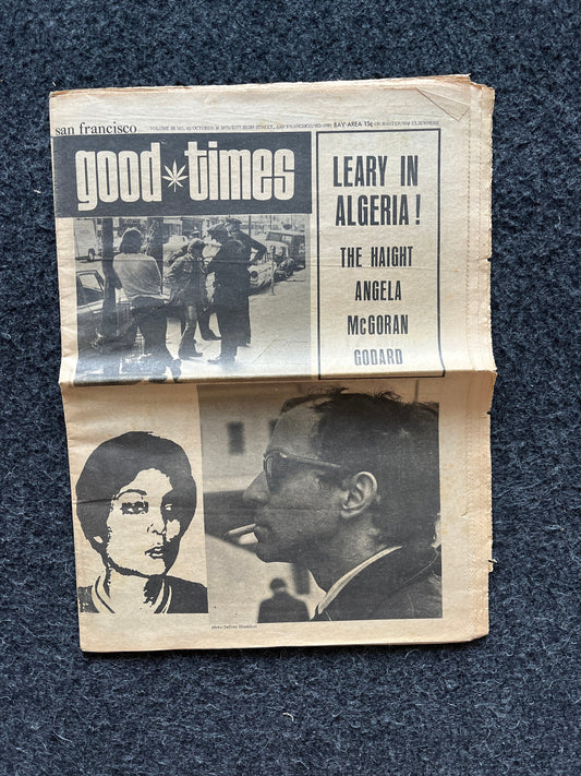 1970s High Times Underground Newspaper, Black Panther Party, Vintage Antique Collectibles, Hippie Grunge Art Gifts, San Francisco Gifts