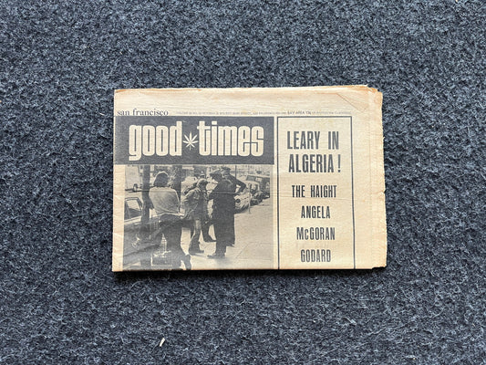 1970s High Times Underground Newspaper, Black Panther Party, Vintage Antique Collectibles, Hippie Grunge Art Gifts, San Francisco Gifts