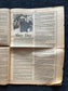 1970s Space City Austin Texas Underground Newspaper, Black Panther Party, Vintage Antique Collectibles, Hippie Grunge Art Gifts,