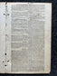 1777 London Gazette, History Wall Art, Original Antique Pamphlet, American President History and Wall Decor, George Washington