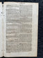 1779 British East India Company, London Gazette, History Wall Art, Original Antique Pamphlet, American President History and Wall Decoration