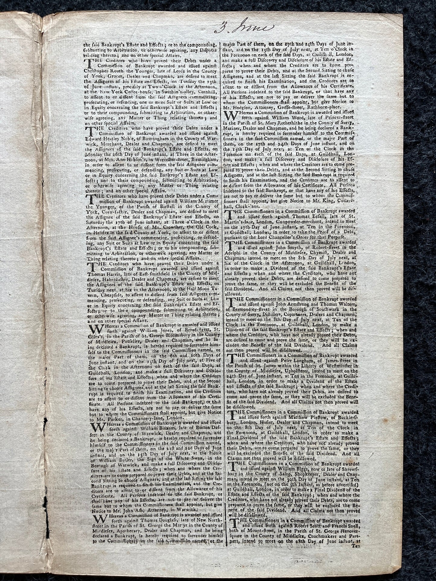 1780 King George in Poland, London Gazette, History Wall Art, Original Antique Pamphlet, American President History and Wall Decoration