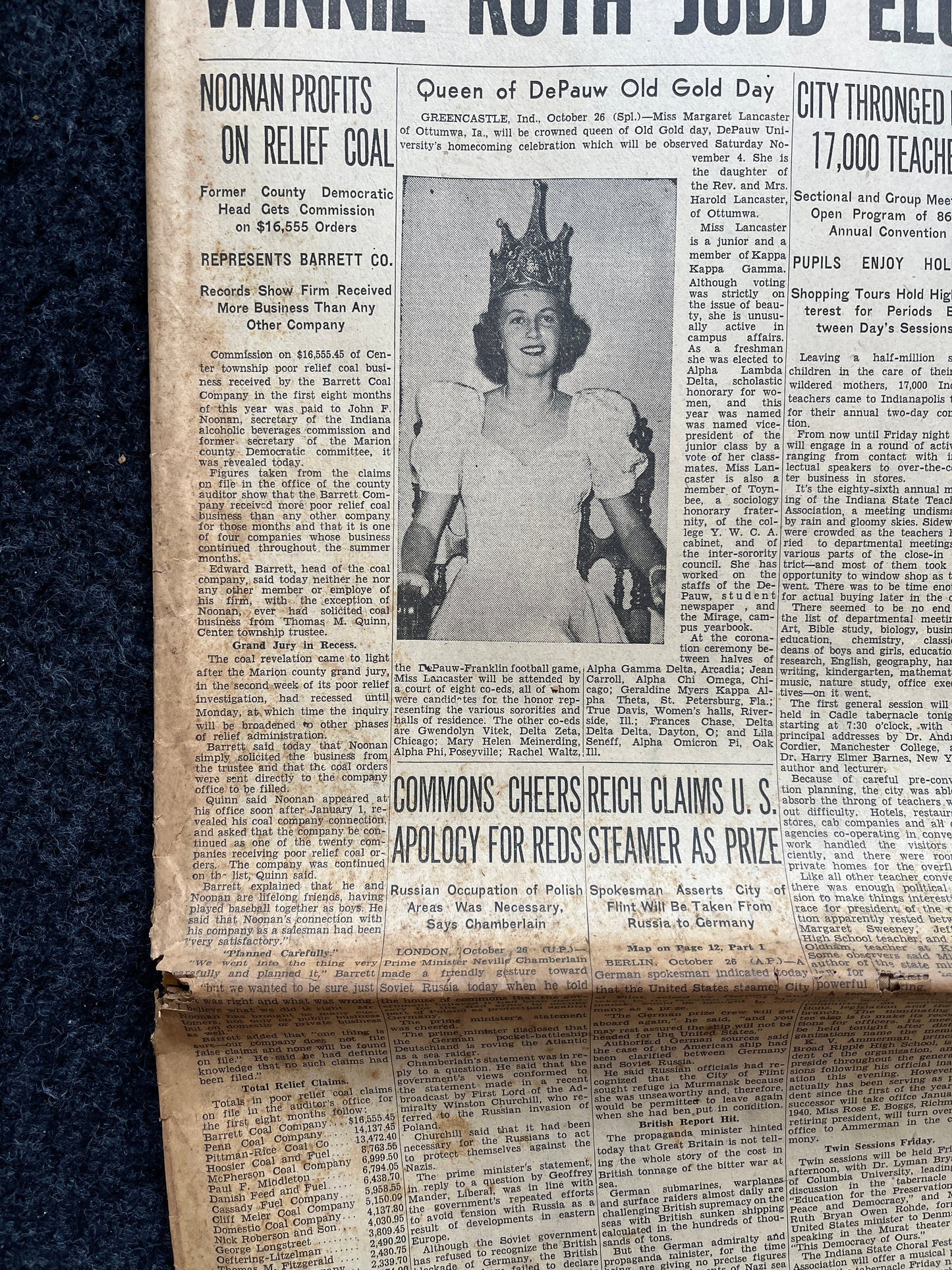 1939 American Serial Killer Winnie Ruth Judd Escapes Prison, Trunk Murders, True Crime, Famous Serial Killers, American History