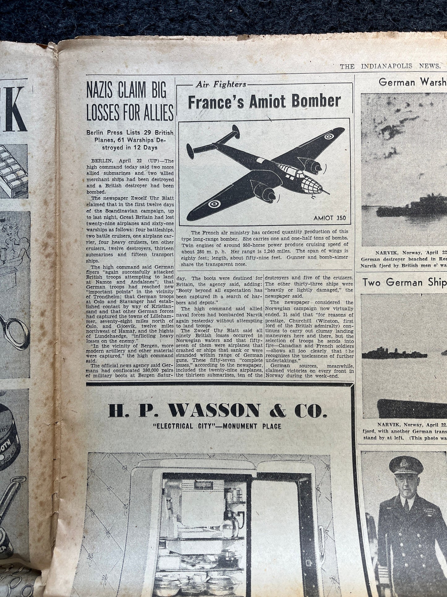 1940 Battle for Trondheim Norway, Invasion of Denmark, German Advances into France, World War 2 Memorabilia Gifts, History Gifts,
