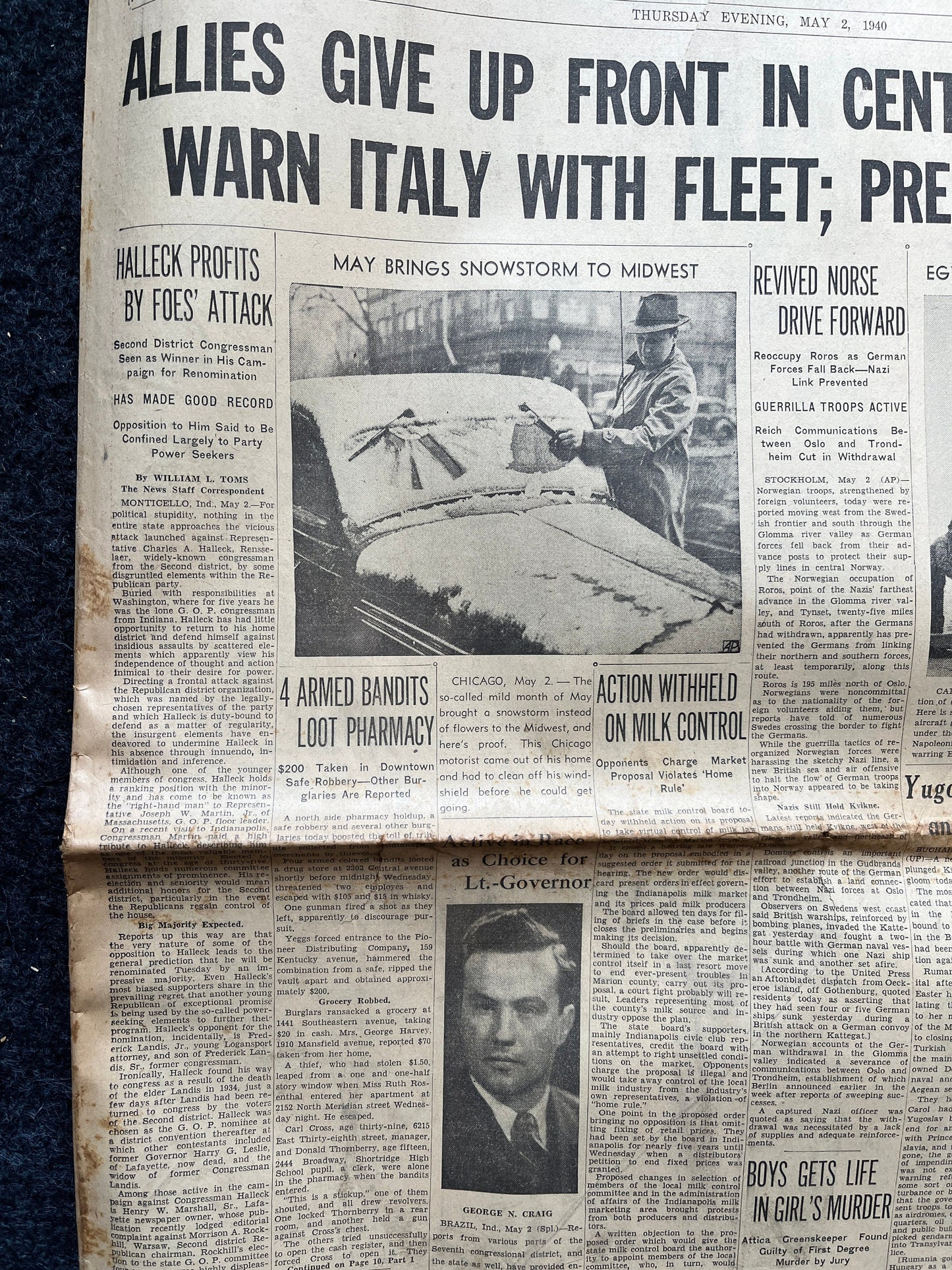 1940 Battle for Trondheim Norway, Invasion of Denmark, German Advances into France, World War 2 Memorabilia Gifts, History Gifts,
