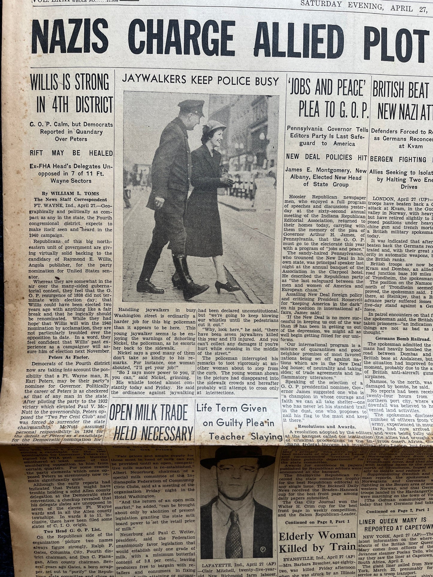 1940 German Seizure of Norway, Invasion of Denmark, German Advances into France, World War 2 Memorabilia Gifts, History Gifts,