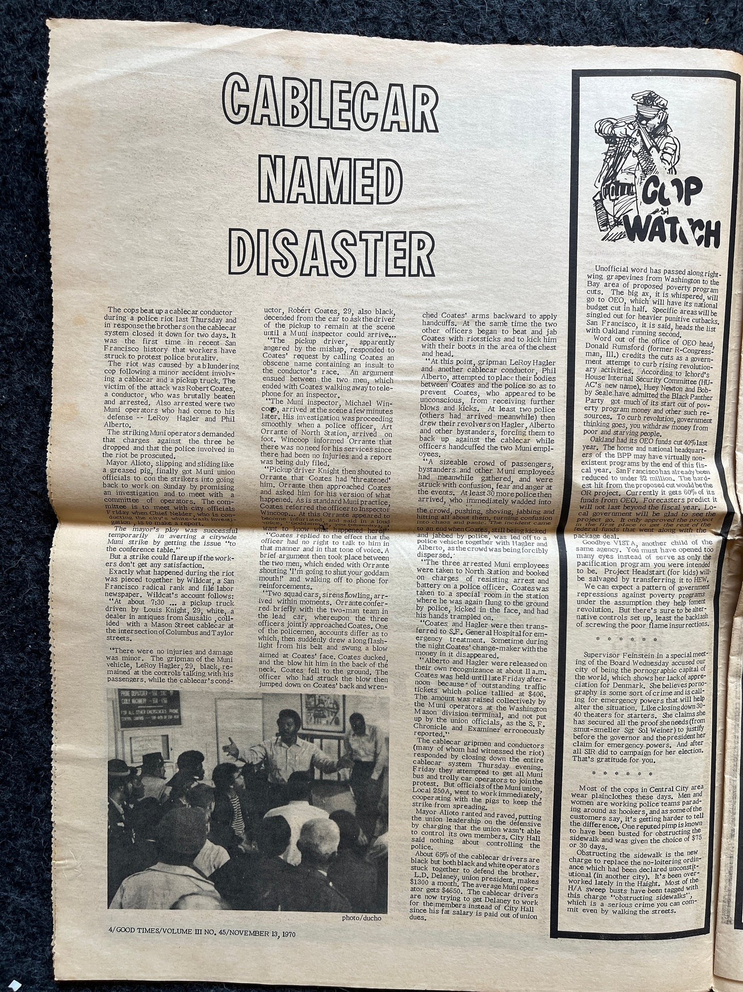 1970s Bombing of Cambodia, High Times Underground Newspaper, Black Panther Party, Vintage Antique Collectibles, San Francisco Gifts