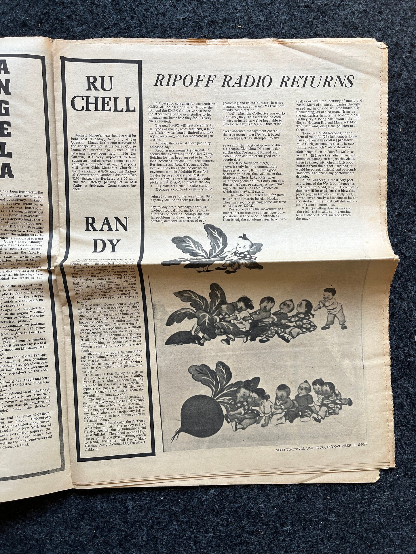 1970s Bombing of Cambodia, High Times Underground Newspaper, Black Panther Party, Vintage Antique Collectibles, San Francisco Gifts