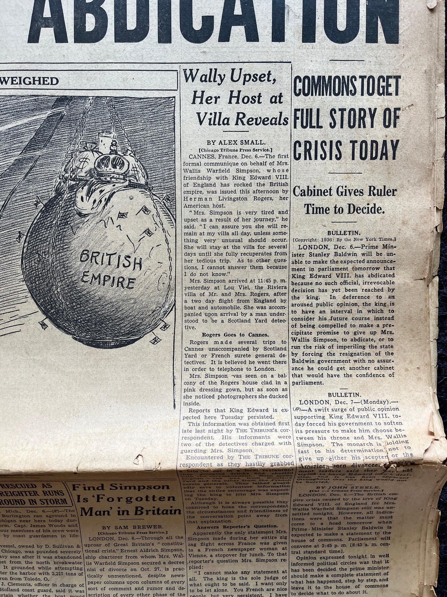 1936 Kind Edward Abdicates Crown King Wally - British Monarchy, UK Politics, Queen Elizabeth, British Royalty