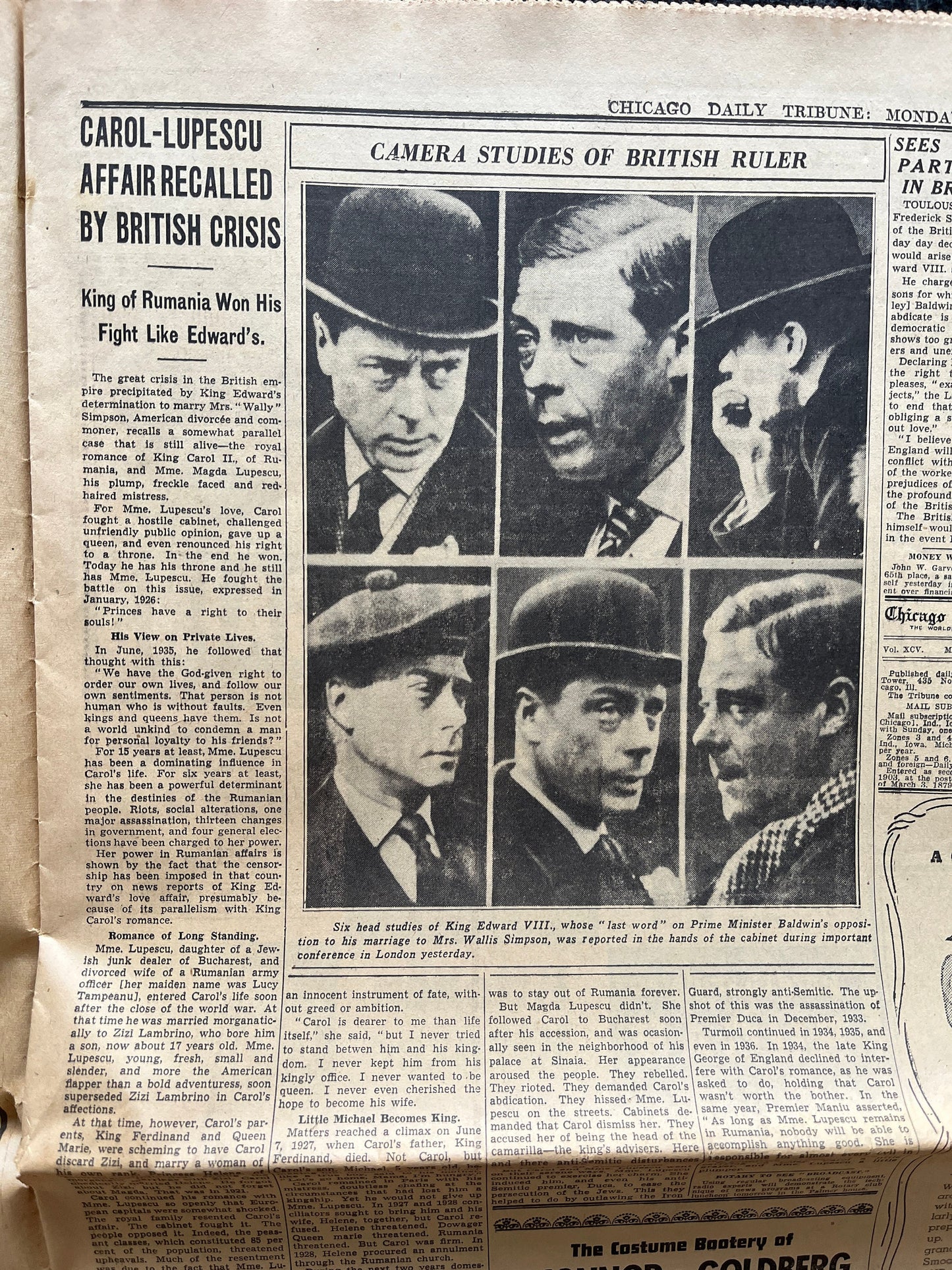 1936 Kind Edward Abdicates Crown King Wally - British Monarchy, UK Politics, Queen Elizabeth, British Royalty