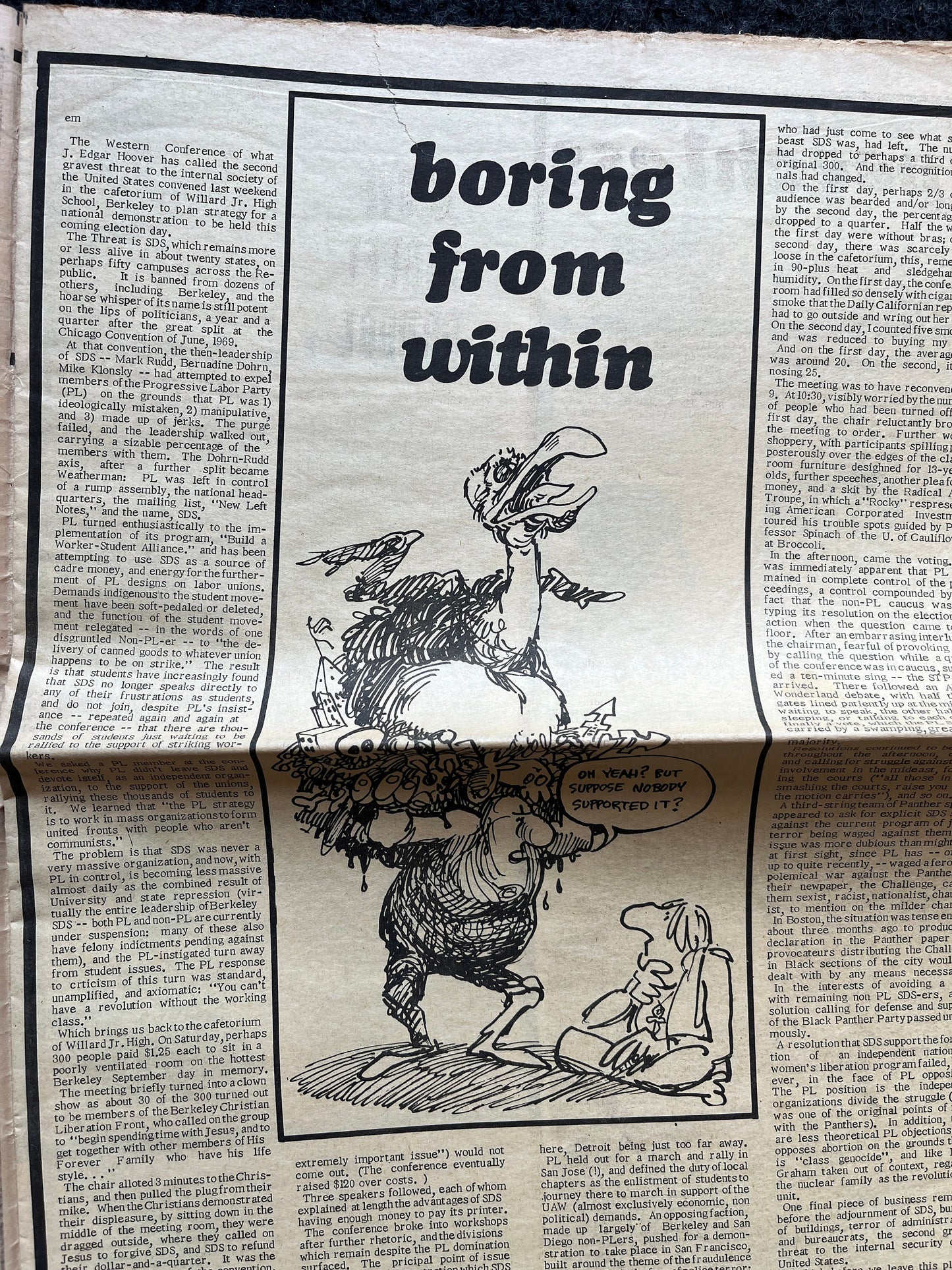 1970s High Times Underground Newspaper, Black Panther Party, Vintage Antique Collectibles, Hippie Grunge Art Gifts, San Francisco Gifts