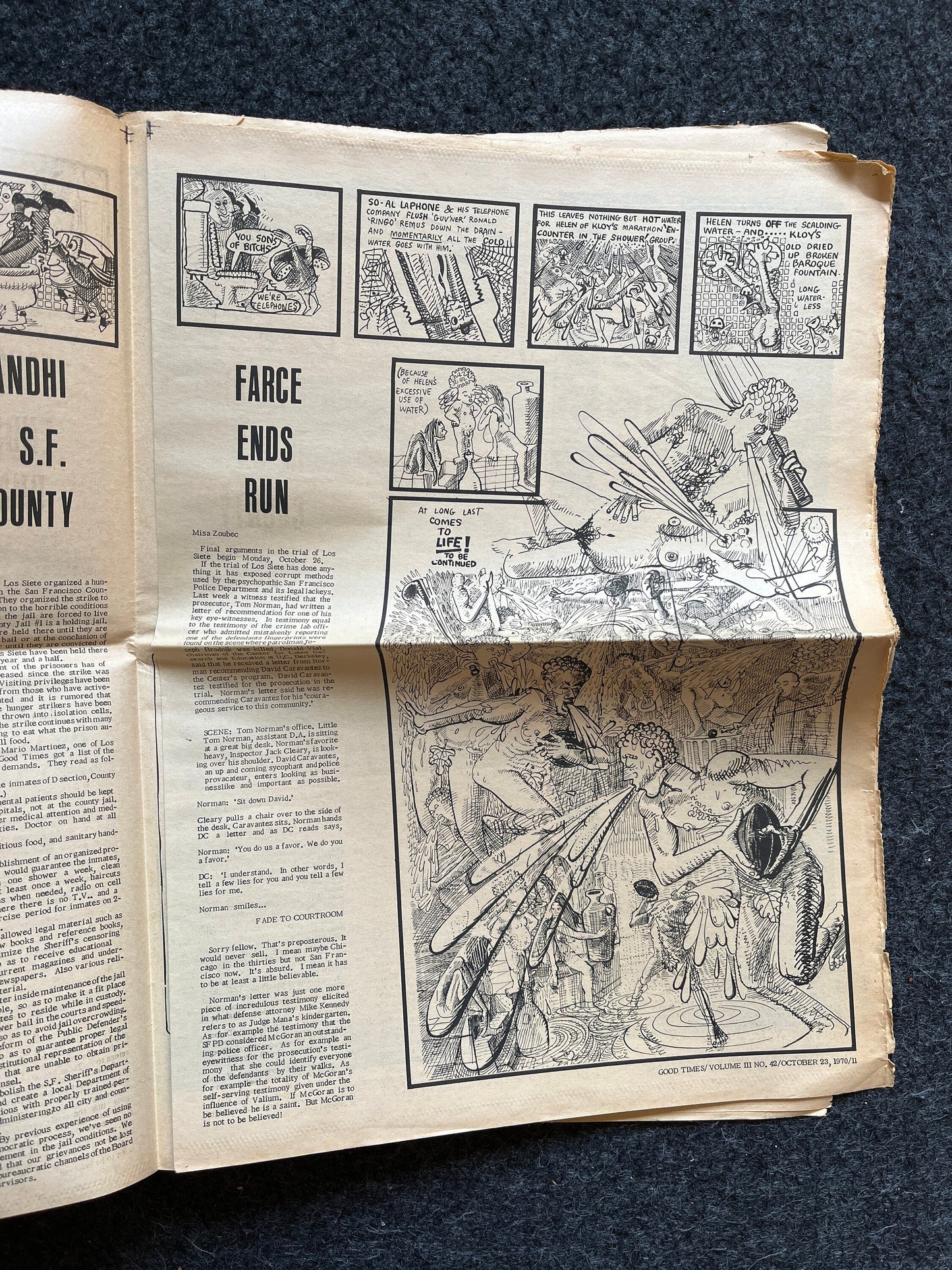 1970s High Times Underground Newspaper, Black Panther Party, Vintage Antique Collectibles, Hippie Grunge Art Gifts, San Francisco Gifts
