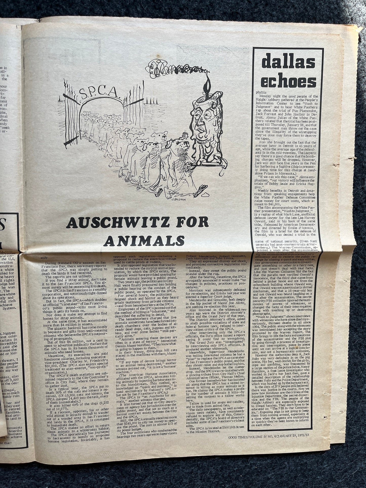 1970s High Times Underground Newspaper, Black Panther Party, Vintage Antique Collectibles, Hippie Grunge Art Gifts, San Francisco Gifts