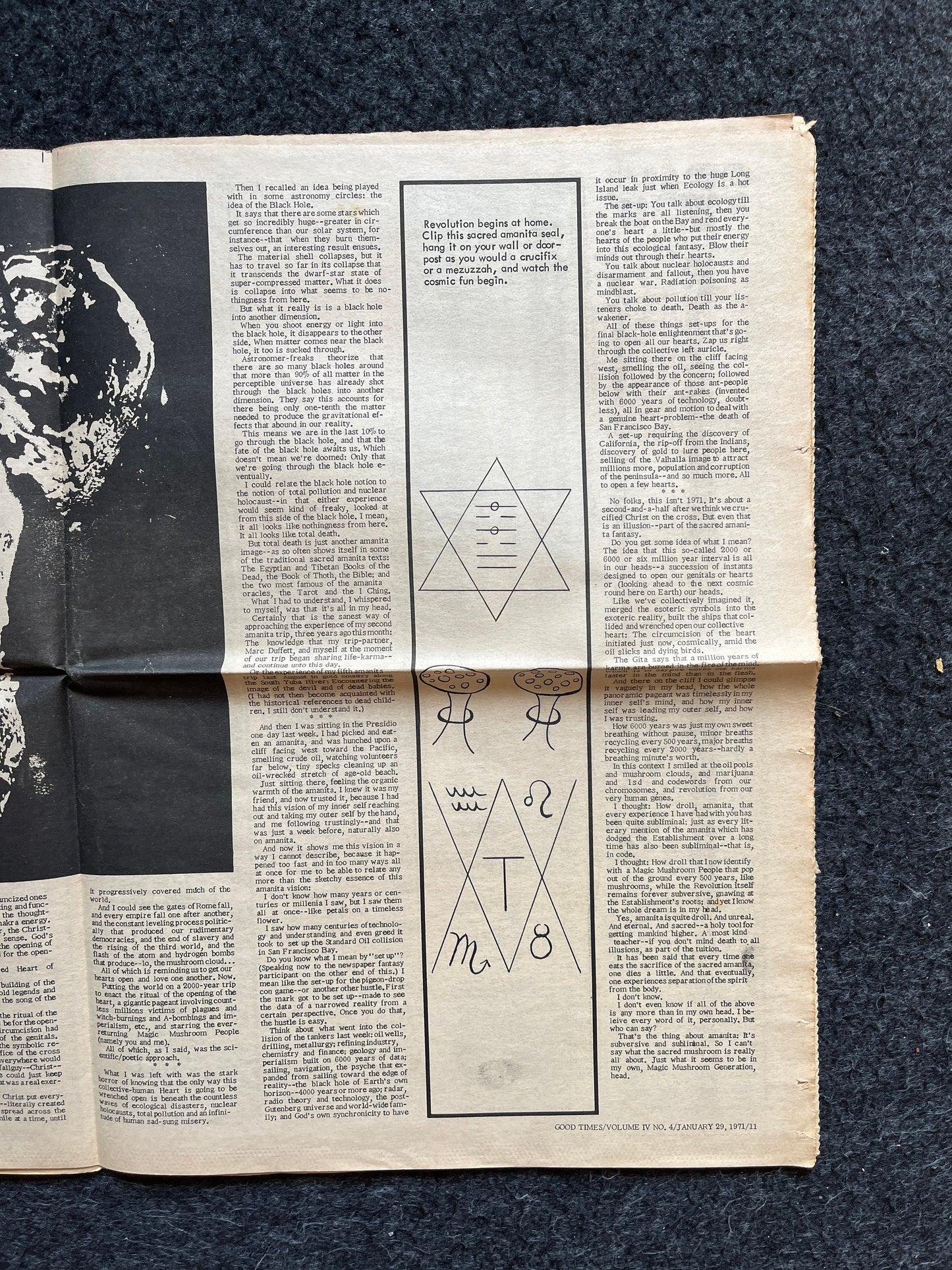1970s High Times Underground Newspaper, Black Panther Party, Vintage Antique Collectibles, Hippie Grunge Art Gifts, San Francisco Gifts