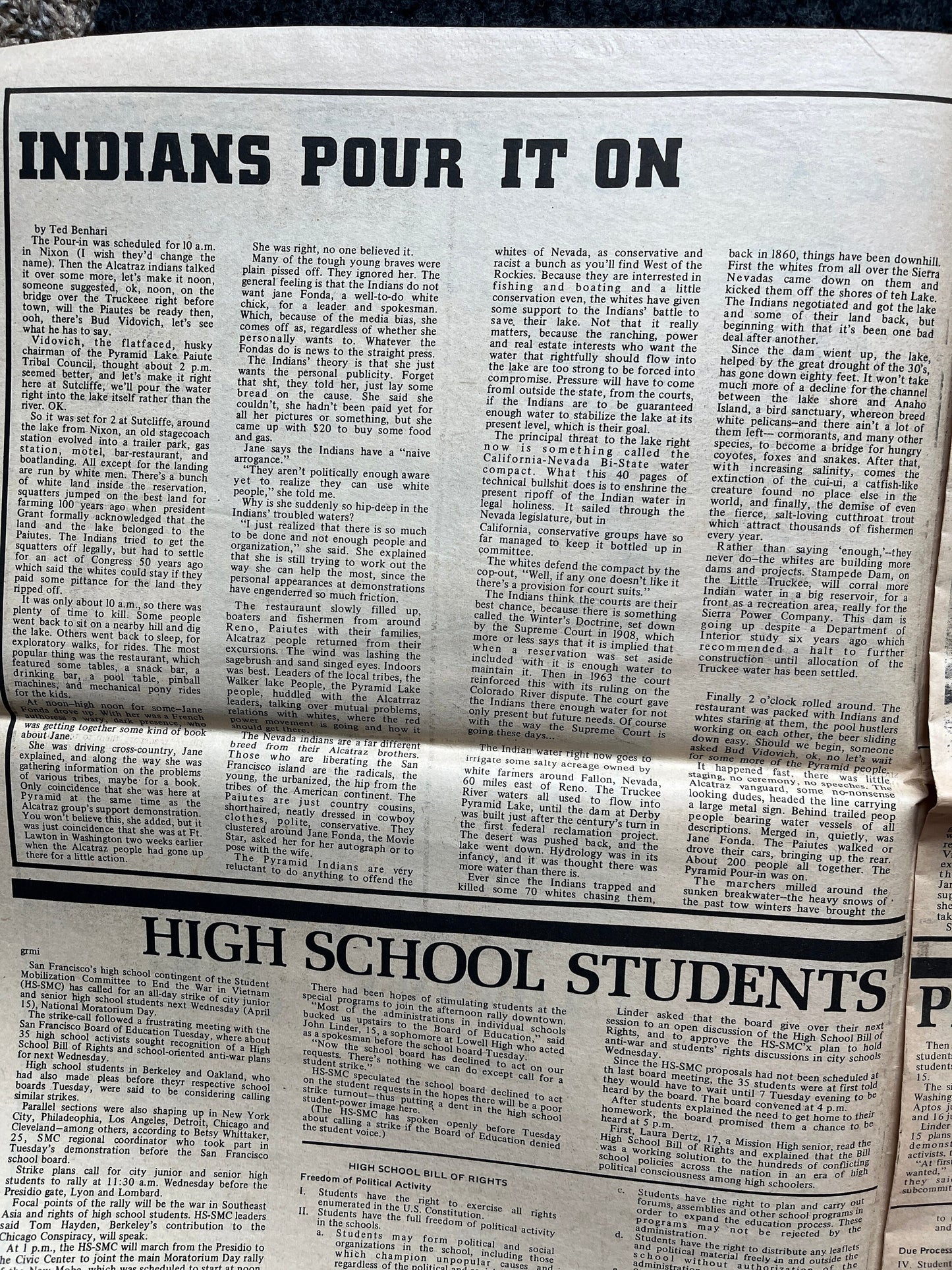 1970s High Times Underground Newspaper, Black Panther Party, Vintage Antique Collectibles, Hippie Grunge Art Gifts, San Francisco Gifts