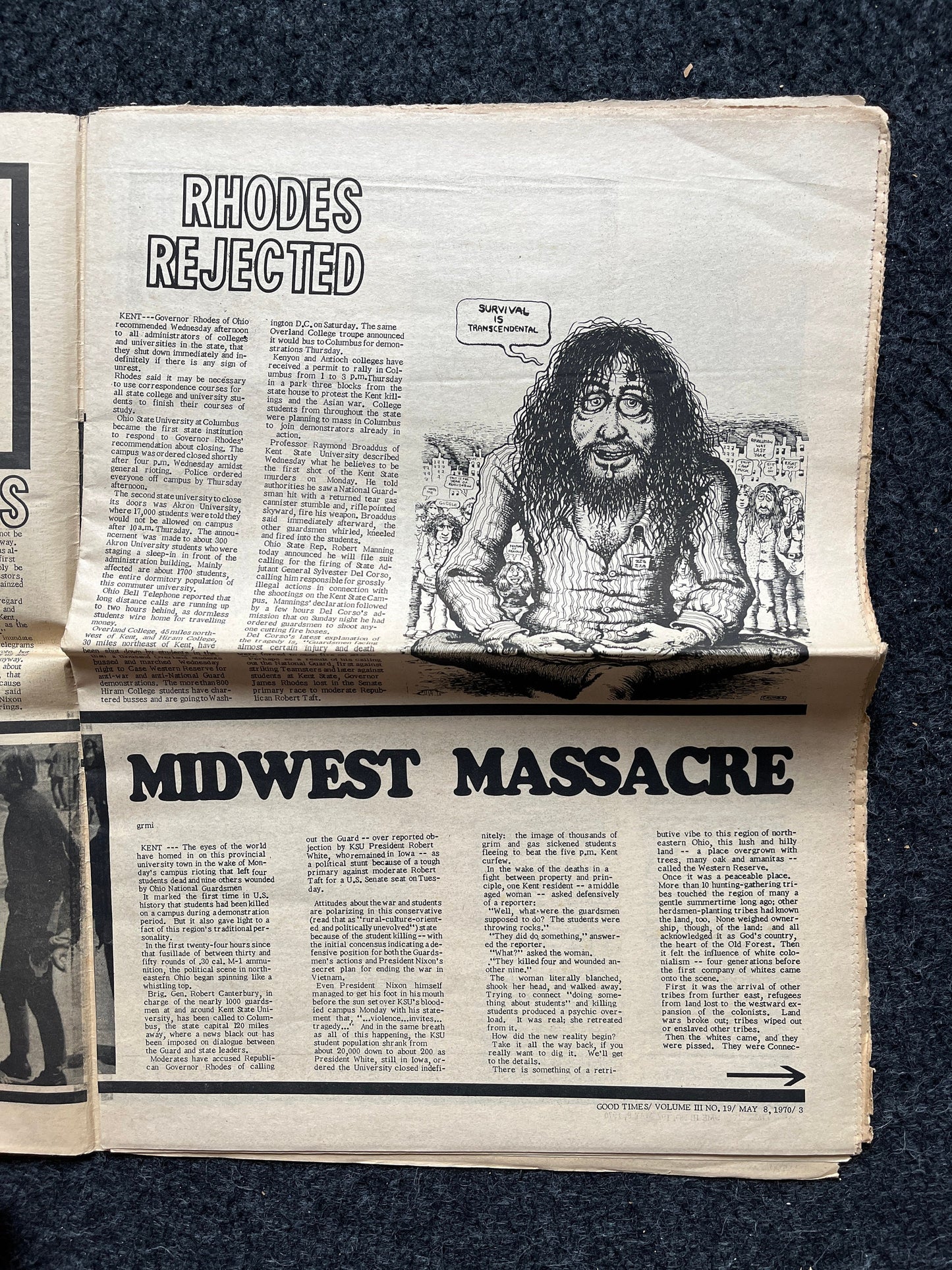 1970s High Times Underground Newspaper, Black Panther Party, Vintage Antique Collectibles, Hippie Grunge Art Gifts, San Francisco Gifts