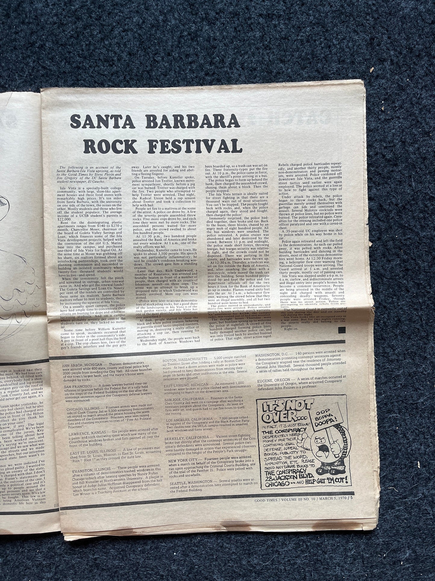 1970s High Times Underground Newspaper, Black Panther Party, Vintage Antique Collectibles, Hippie Grunge Art Gifts, San Francisco Gifts