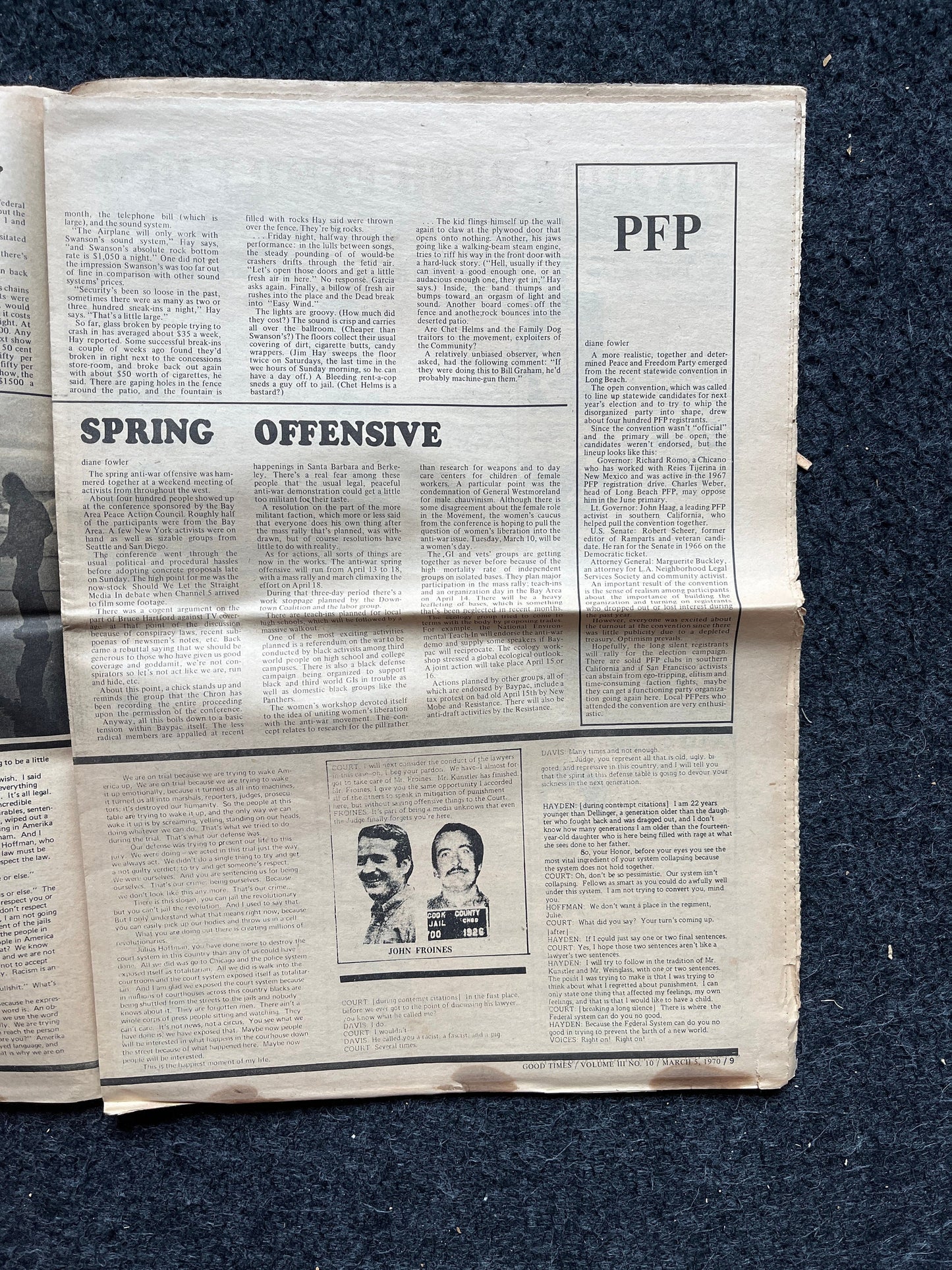 1970s High Times Underground Newspaper, Black Panther Party, Vintage Antique Collectibles, Hippie Grunge Art Gifts, San Francisco Gifts
