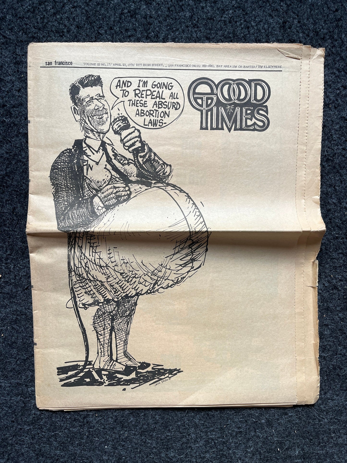 1970s High Times Underground Newspaper, Black Panther Party, Vintage Antique Collectibles, Hippie Grunge Art Gifts, San Francisco Gifts