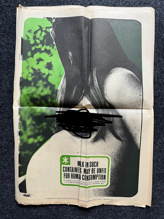 1970s High Times Underground Newspaper, Black Panther Party, Vintage Antique Collectibles, Hippie Grunge Art Gifts, San Francisco Gifts