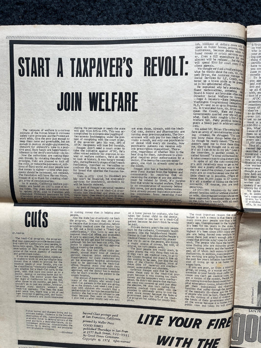 1970s High Times Underground Newspaper, Black Panther Party, Vintage Antique Collectibles, Hippie Grunge Art Gifts, San Francisco Gifts