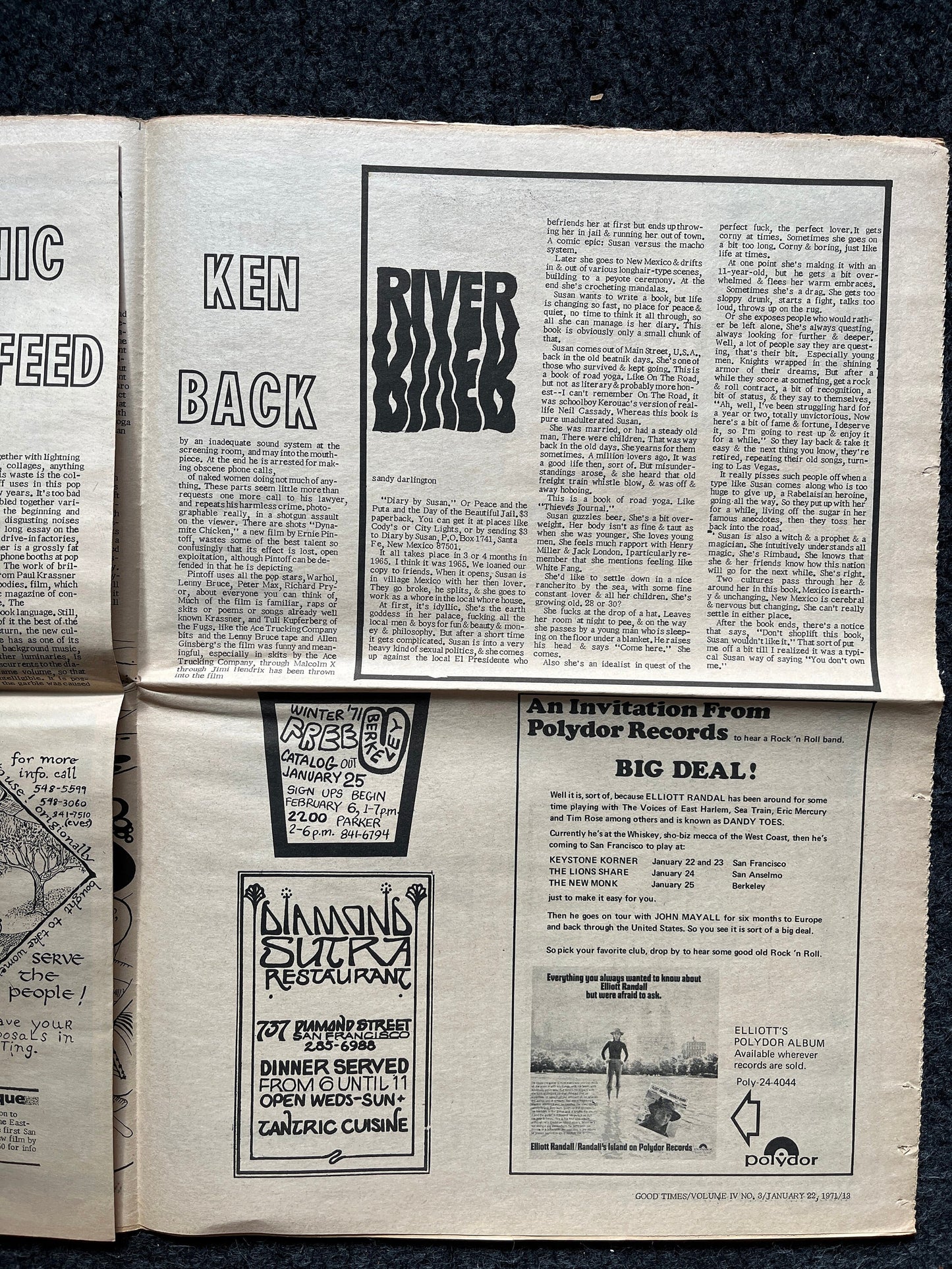 1971 Great SF Oil Spill, High Times Underground Newspaper, Black Panther Party, Vintage Antique Collectibles, San Francisco Gift