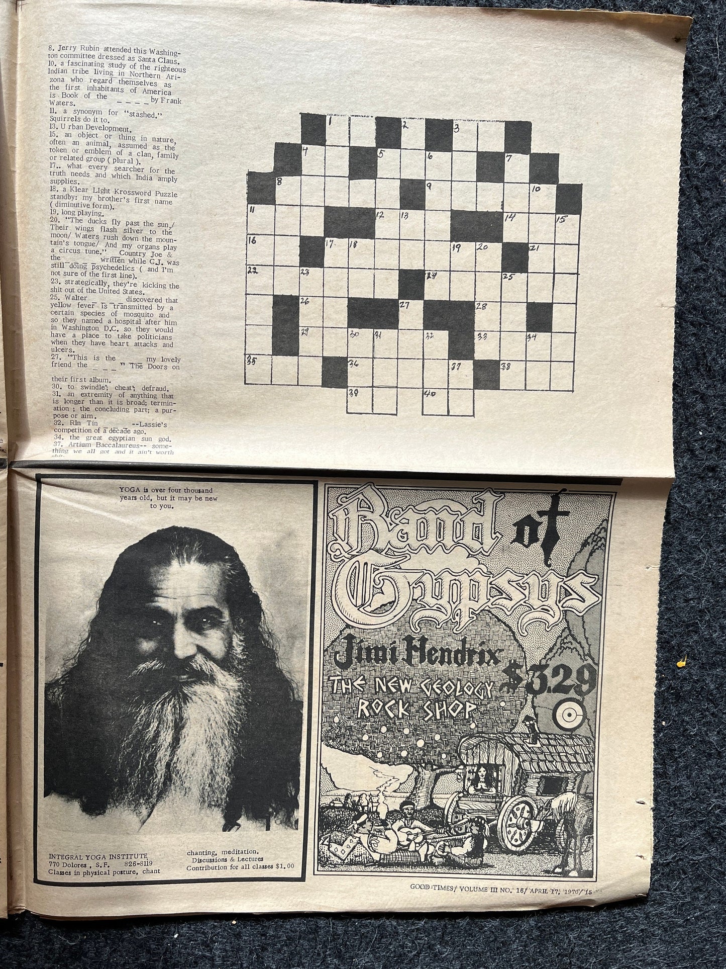 1970s High Times Underground Newspaper, Black Panther Party, Vintage Antique Collectibles, Hippie Grunge Art Gifts, San Francisco Gifts
