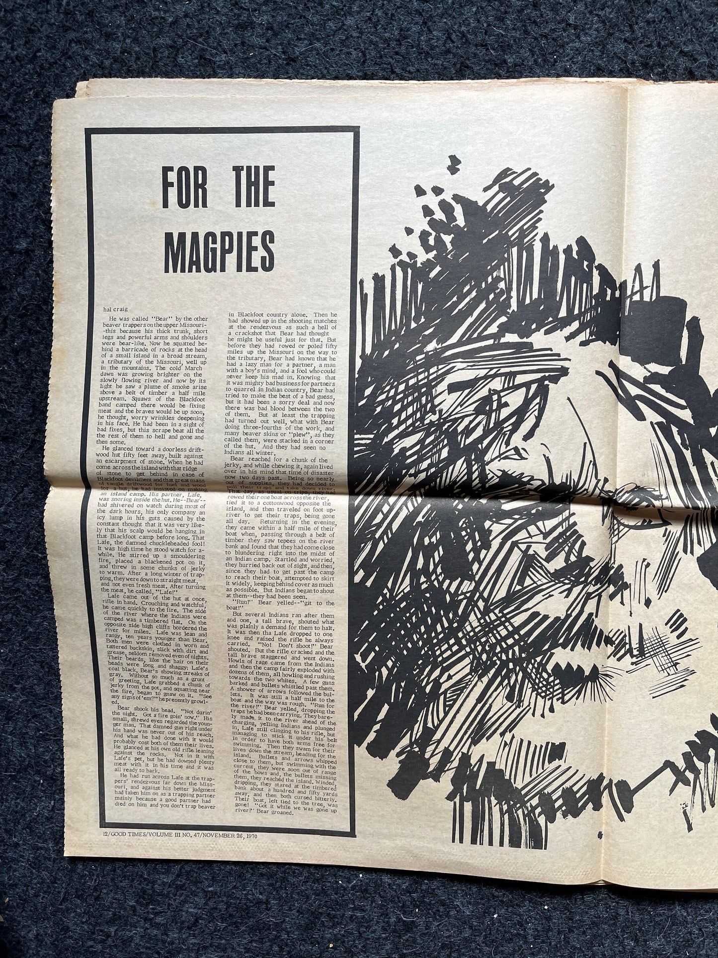 1970s High Times Underground Newspaper, Black Panther Party, Vintage Antique Collectibles, Hippie Grunge Art Gifts, San Francisco Gifts