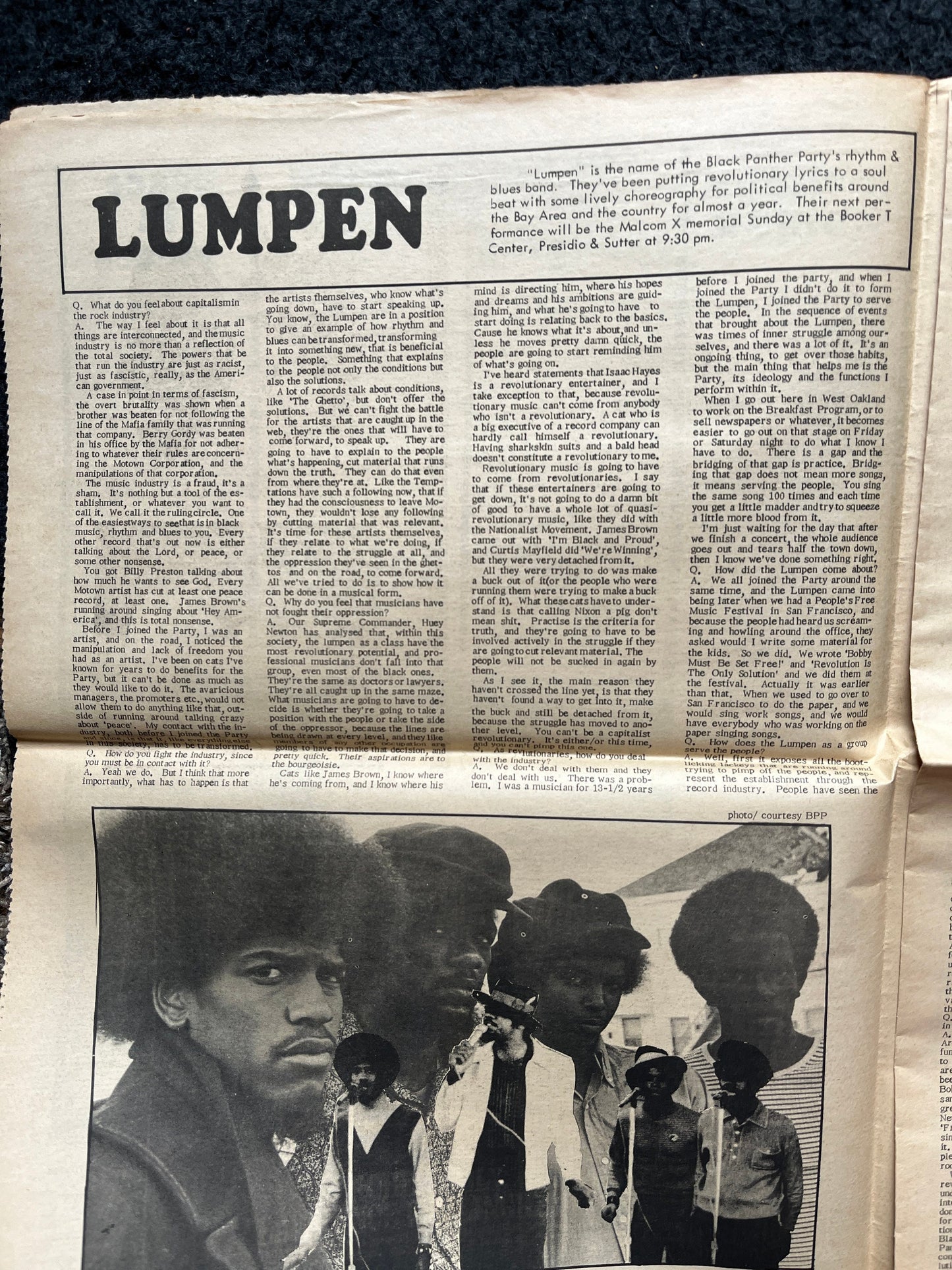 1970s High Times Underground Newspaper, Black Panther Party, Vintage Antique Collectibles, Hippie Grunge Art Gifts, San Francisco Gifts