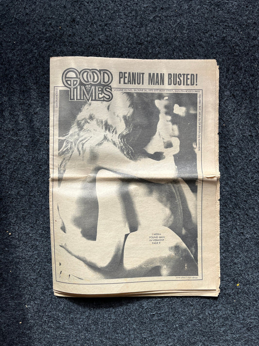 1970s High Times Underground Newspaper, Black Panther Party, Vintage Antique Collectibles, Hippie Grunge Art Gifts, San Francisco Gifts