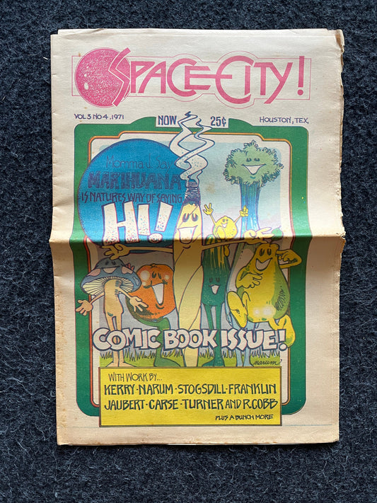 1970s Mushroom Art, High Times Underground Newspaper, Black Panther Party, Vintage Antique Collectibles, Grunge Art, San Francisco Gifts