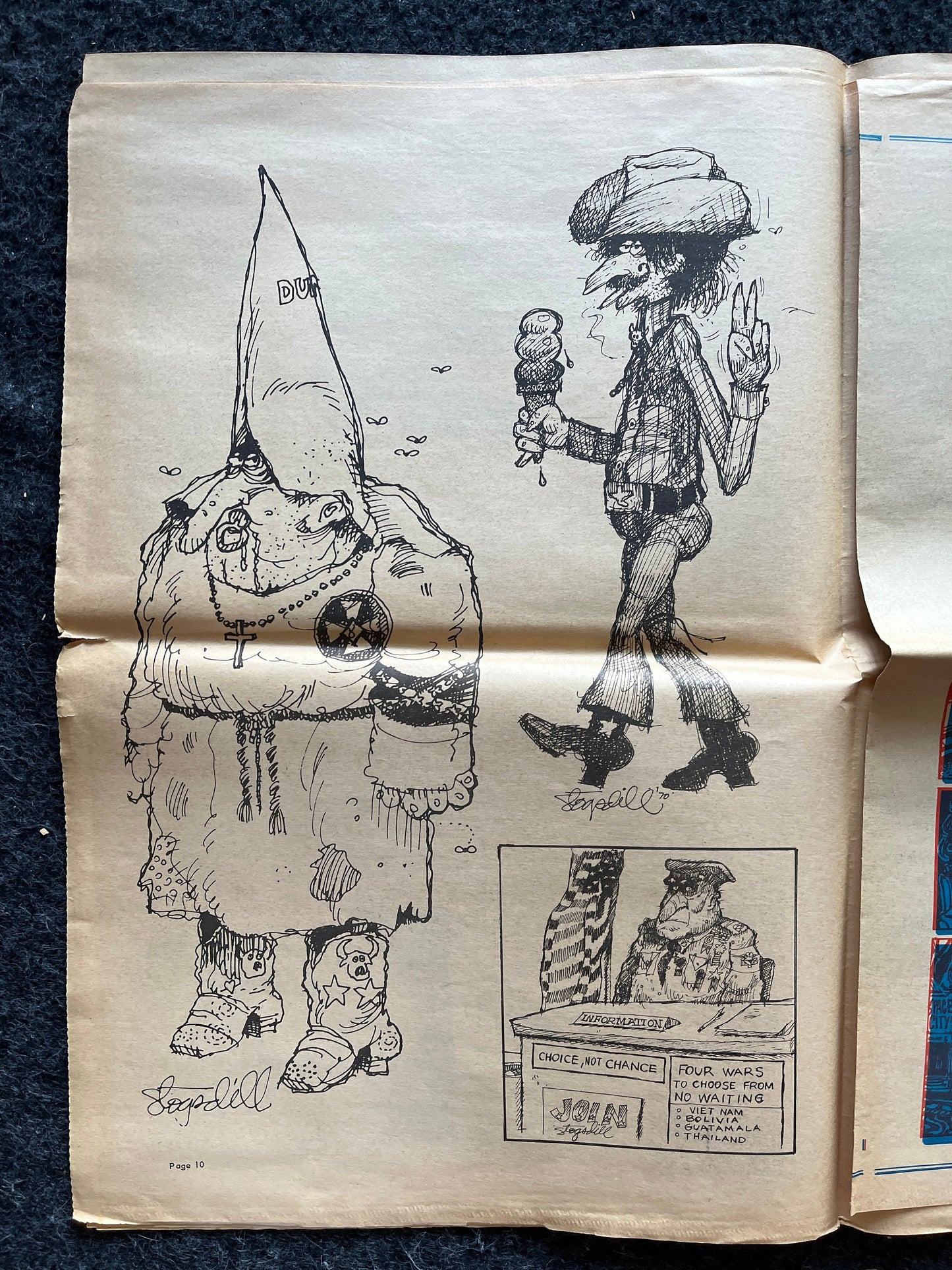 1970s Mushroom Art, High Times Underground Newspaper, Black Panther Party, Vintage Antique Collectibles, Grunge Art, San Francisco Gifts