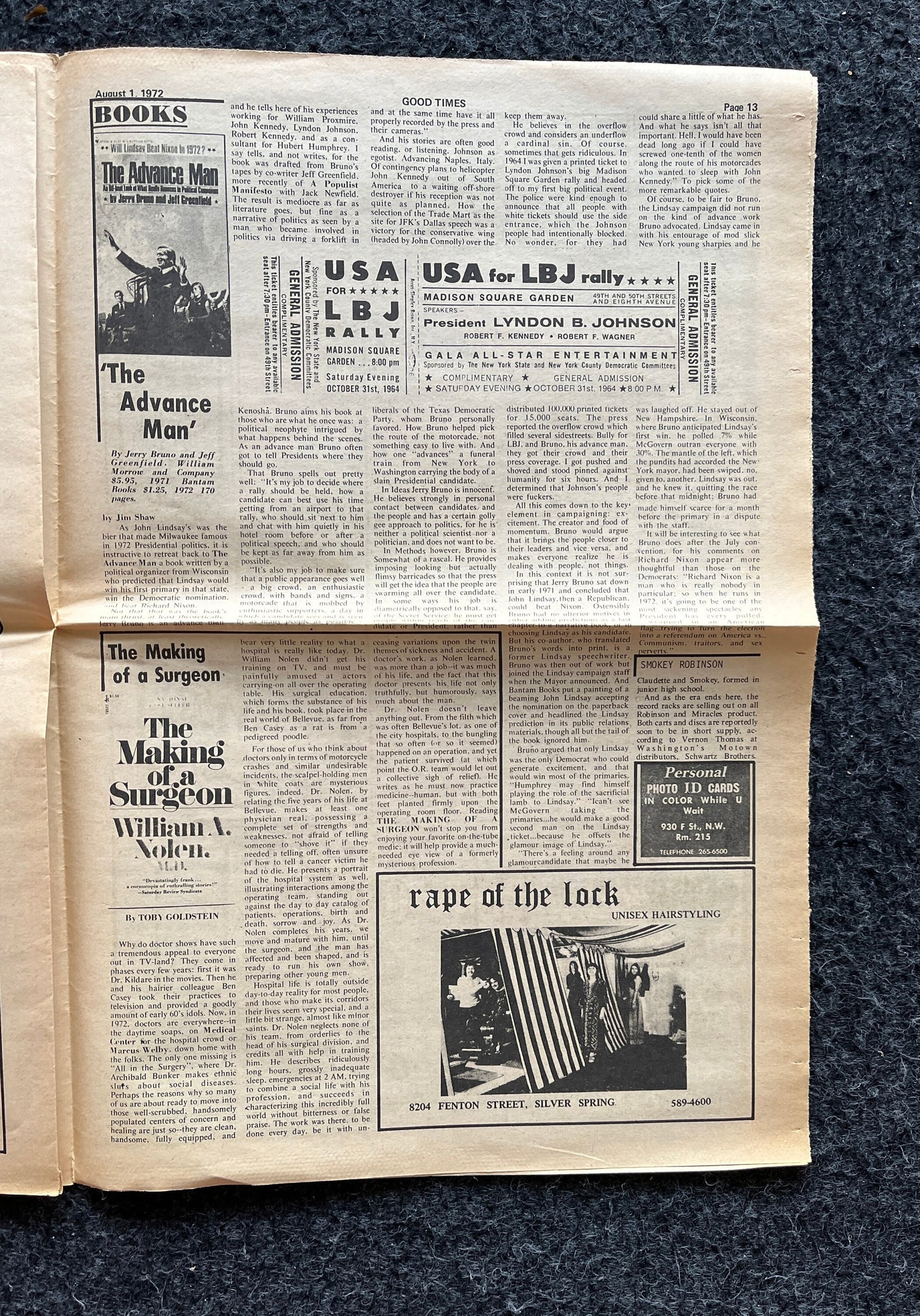 1970s High Times Underground Newspaper, Black Panther Party, Vintage Antique Collectibles, Hippie Grunge Art Gifts, San Francisco Gifts
