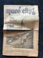 1970s Space City Austin Texas Underground Newspaper, Black Panther Party, Vintage Antique Collectibles, Hippie Grunge Art Gifts,