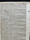 1777 London Gazette, History Wall Art, Original Antique Pamphlet, American President History and Wall Decor, George Washington