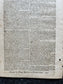 1777 London Gazette, History Wall Art, Original Antique Pamphlet, American President History and Wall Decor, George Washington